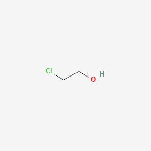 molecular formula C2H5ClO<br>ClCH2CH2OH<br>C2H5ClO B045725 2-Chloroethanol CAS No. 107-07-3