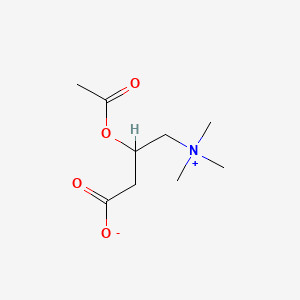 molecular formula C9H17NO4 B081301 Acetyl-DL-carnitine CAS No. 14992-62-2