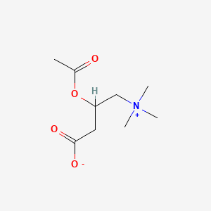 molecular formula C9H17NO4 B081301 乙酰肉碱 CAS No. 14992-62-2