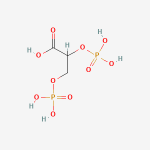 molecular formula C3H8O10P2 B093631 2,3-Diphosphoglyceric acid CAS No. 138-81-8