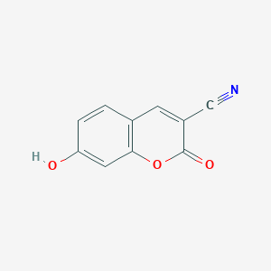 molecular formula C10H5NO3 B100011 3-Cyano-7-hydroxycoumarin CAS No. 19088-73-4