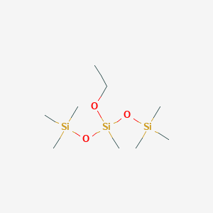 molecular formula C9H26O3Si3 B100012 Ethoxy-methyl-bis(trimethylsilyloxy)silane CAS No. 17908-27-9