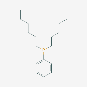 molecular formula C18H31P B100013 Dihexylphenylphosphine CAS No. 18297-98-8