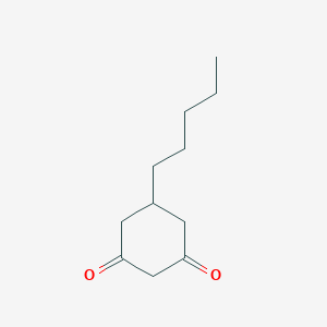 molecular formula C11H18O2 B100022 5-Pentylcyclohexane-1,3-dione CAS No. 18456-88-7