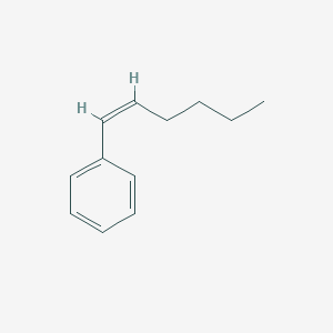 molecular formula C12H16 B100023 [(Z)-hex-1-enyl]benzene CAS No. 15325-54-9