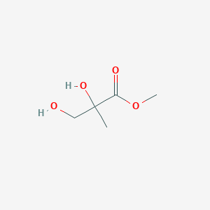 molecular formula C5H10O4 B010004 Methyl 2,3-dihydroxy-2-methylpropanoate CAS No. 19860-56-1