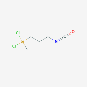 molecular formula C5H9Cl2NOSi B100043 3-Isocyanatopropylmethyldichlorosilane CAS No. 17070-69-8