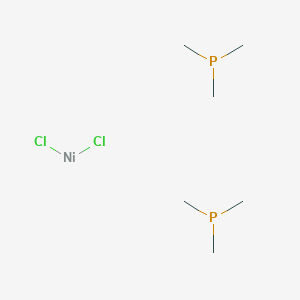 molecular formula C6H18Cl2NiP2 B100046 Dichlorobis(trimethylphosphine)nickel(II) CAS No. 19232-05-4