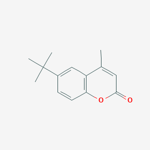 molecular formula C14H16O2 B100050 6-叔丁基-4-甲基香豆素 CAS No. 17874-32-7