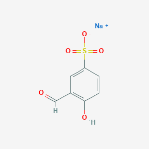 molecular formula C7H5NaO5S B100055 5-Sulfosalicylaldehyde sodium salt CAS No. 16856-04-5