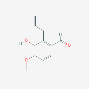 molecular formula C11H12O3 B100056 2-Allyl-3-hydroxy-4-methoxybenzaldehyde CAS No. 16273-13-5
