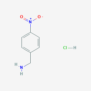molecular formula C7H8ClN2O2- B100060 4-硝基苯甲胺盐酸盐 CAS No. 18600-42-5