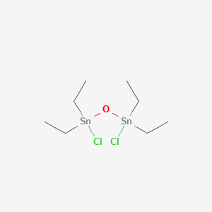 molecular formula C8H20Cl2OSn2 B100070 1,3-Dichloro-1,1,3,3-tetraethyldistannoxane CAS No. 17973-82-9
