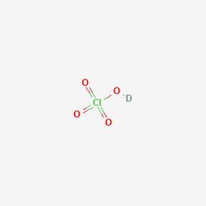 molecular formula ClHO4 B100074 Perchloric (2H)acid CAS No. 19029-50-6