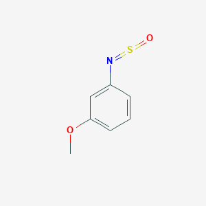 molecular formula C7H7NO2S B100075 1-甲氧基-3-(亚砜基氨基)苯 CAS No. 17420-00-7