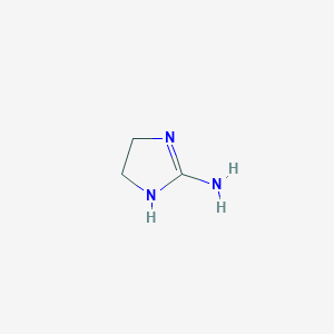 molecular formula C3H7N3 B100083 2-Aminoimidazoline CAS No. 19437-45-7