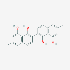 molecular formula C22H18O4 B100084 Diospyrol CAS No. 17667-23-1