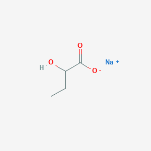 molecular formula C4H7NaO3 B100085 Sodium 2-hydroxybutanoate CAS No. 19054-57-0
