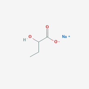 molecular formula C4H7NaO3 B100085 Sodium 2-hydroxybutyrate CAS No. 19054-57-0