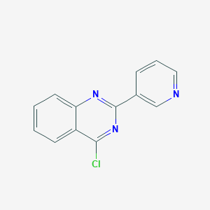 molecular formula C13H8ClN3 B100090 4-Chloro-2-pyridin-3-ylquinazoline CAS No. 98296-25-4