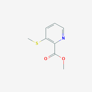 molecular formula C8H9NO2S B100092 Methyl 3-methylsulfanylpyridine-2-carboxylate CAS No. 61830-34-0