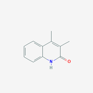 molecular formula C11H11NO B100104 3,4-Dimethylquinolin-2(1h)-one CAS No. 17336-90-2
