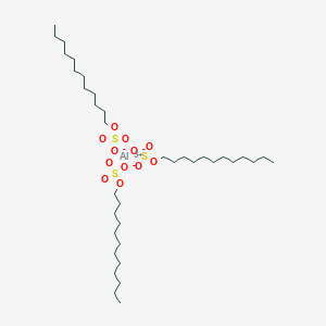 molecular formula C36H75AlO12S3 B100111 Aluminium dodecyl sulphate CAS No. 16509-02-7