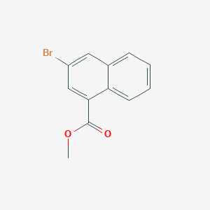 molecular formula C12H9BrO2 B100112 Methyl 3-bromonaphthalene-1-carboxylate CAS No. 16650-63-8