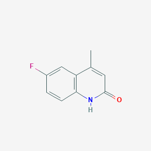 molecular formula C10H8FNO B100114 6-fluoro-4-methylquinolin-2(1H)-one CAS No. 15912-69-3