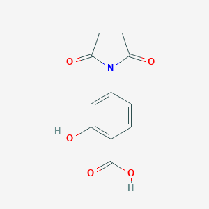 molecular formula C11H7NO5 B100115 4-Maleimidosalicylic acid CAS No. 19232-43-0