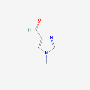 molecular formula C5H6N2O B100119 1-Methyl-1H-imidazole-4-carbaldehyde CAS No. 17289-26-8