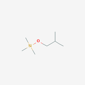 molecular formula C7H18OSi B100138 Silane, isobutoxytrimethyl- CAS No. 18269-50-6