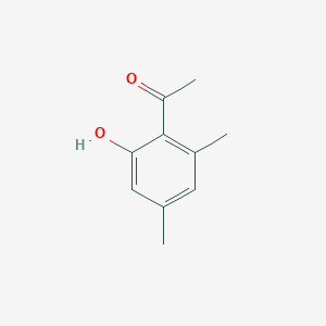 molecular formula C10H12O2 B100144 1-(2-羟基-4,6-二甲基苯基)乙酮 CAS No. 16108-50-2