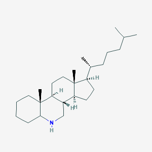 molecular formula C26H47N B100145 6-Azacholestane CAS No. 16359-52-7