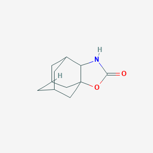 molecular formula C11H15NO2 B100178 2-Oxa-4-azatetracyclo[6.3.1.16,10.01,5]tridecan-3-one CAS No. 15252-86-5