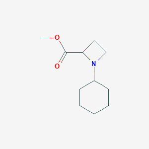 Methyl 1-cyclohexylazetidine-2-carboxylate