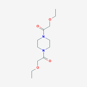 Piperazine, 1,4-bis(ethoxyacetyl)-