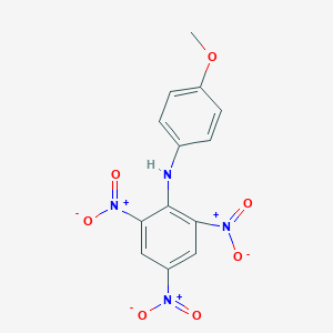 molecular formula C13H10N4O7 B100213 N-(4-methoxyphenyl)-2,4,6-trinitroaniline CAS No. 16552-39-9