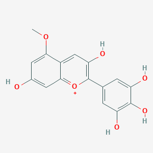 molecular formula C16H13O7.Cl B100214 Pulchellidin CAS No. 19077-86-2