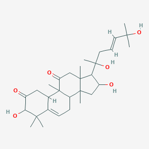 molecular formula C30H46O6 B100223 22-Deoxoisocucurbitacin D CAS No. 15371-77-4
