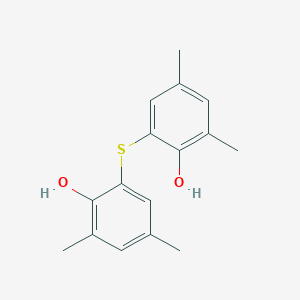 molecular formula C16H18O2S B100233 2,2'-Thiobis(4,6-xylenol) CAS No. 18508-61-7