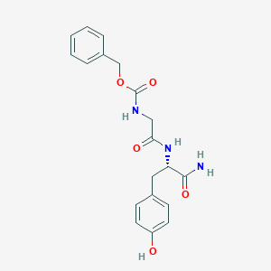molecular formula C19H21N3O5 B100237 Z-Gly-tyr-NH2 CAS No. 17263-44-4