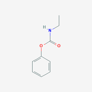 molecular formula C9H11NO2 B100247 Carbamic acid, N-ethyl-, phenyl ester CAS No. 17576-39-5