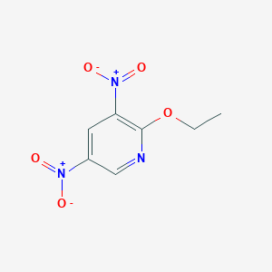 molecular formula C7H7N3O5 B100253 2-Ethoxy-3,5-dinitropyridine CAS No. 18617-41-9