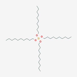 molecular formula C40H84O4Si B100254 Tetradecyloxysilane CAS No. 18845-54-0