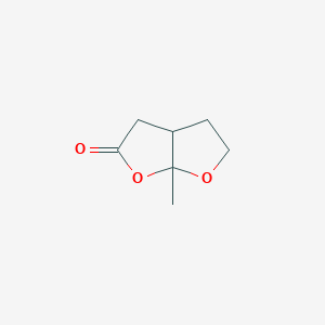 Furo[2,3-b]furan-2(3H)-one, tetrahydro-6a-methyl-