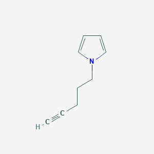 molecular formula C9H11N B010027 1-(4-Pentynyl)-1H-pyrrole CAS No. 105763-05-1