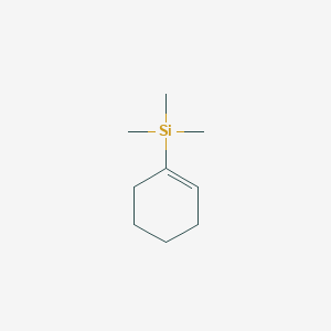 molecular formula C9H18Si B100276 Silane, 1-cyclohexen-1-yltrimethyl- CAS No. 17874-17-8