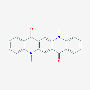 molecular formula C22H16N2O2 B100281 N,N'-二甲基喹吖啶酮 CAS No. 19205-19-7
