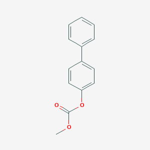 molecular formula C14H12O3 B100282 4-Biphenylyl methyl carbonate CAS No. 17175-08-5